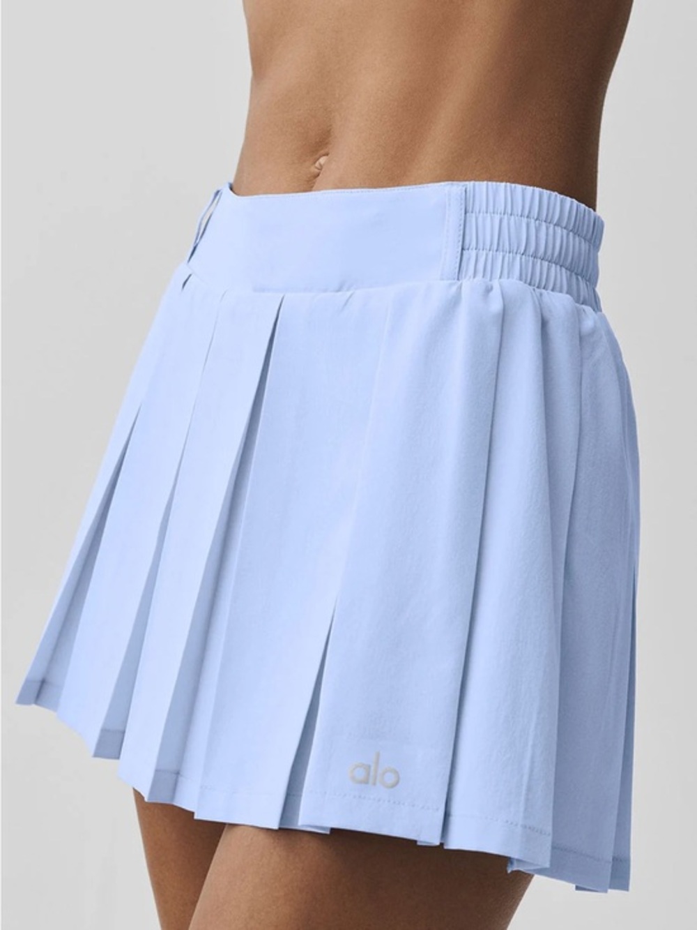 ALO Rally Tennis Skirt- Light Provence Blue - Picture 2 of 8